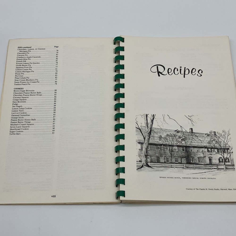 Vtg Hasty Elementary School PTA Cookbook Southern N.C. Recipes Spiral Bound - Picture 8 of 15